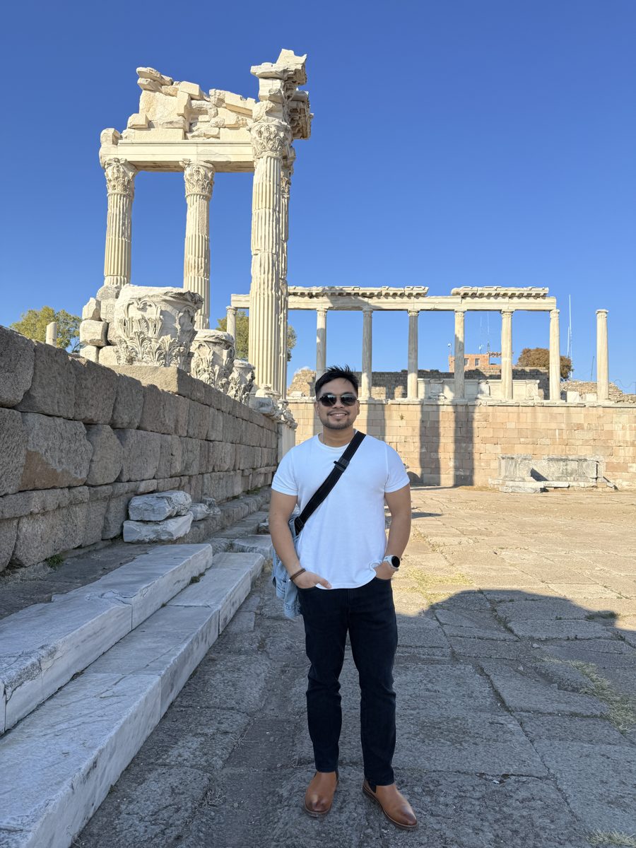 At the ancient ruins of Pergamon, Turkey