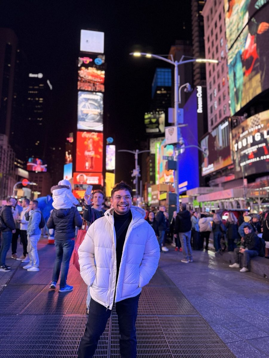 City lights at night